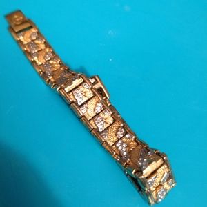 Gold and silver bracelet